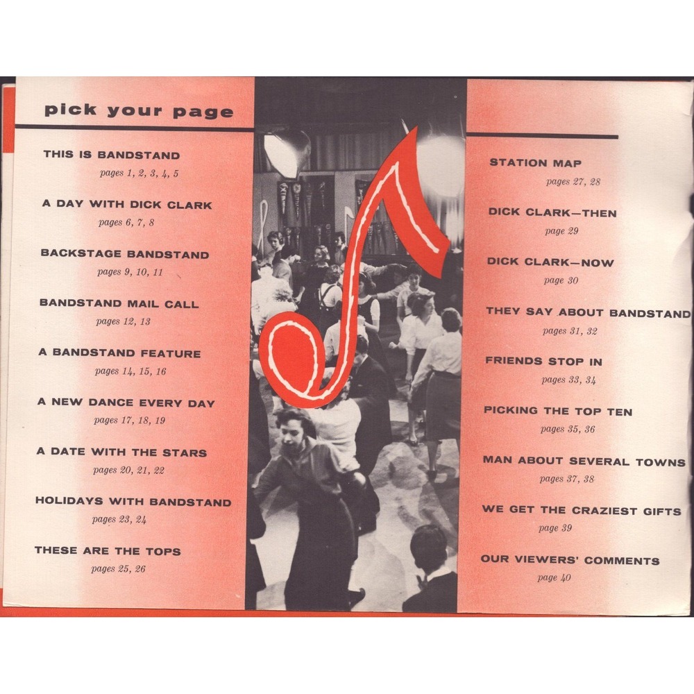 Vintage 1958 Dick Clark Annual Yearbook American Bandstand Fan Magazine - Picture 3 of 4